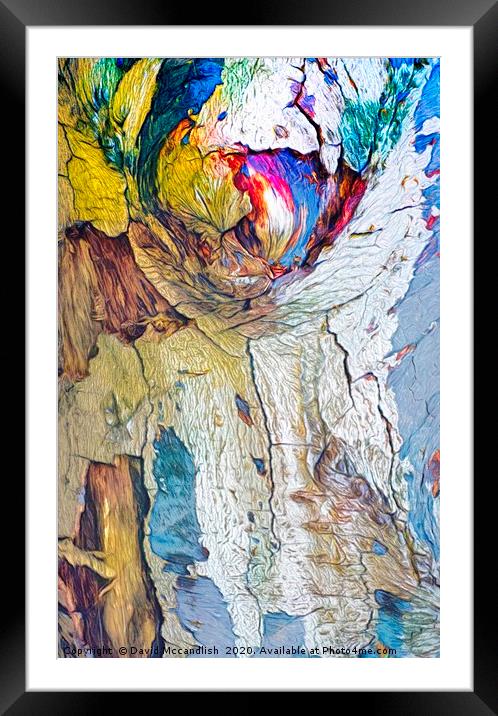    Art in Trees    (2)                         Framed Mounted Print by David Mccandlish