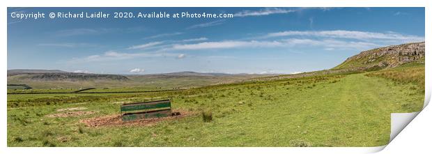 High Hurth Edge and Upper Teesdale Panorama Print by Richard Laidler