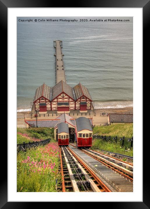 Saltburn Cliff Tramway Framed Mounted Print by Colin Williams Photography