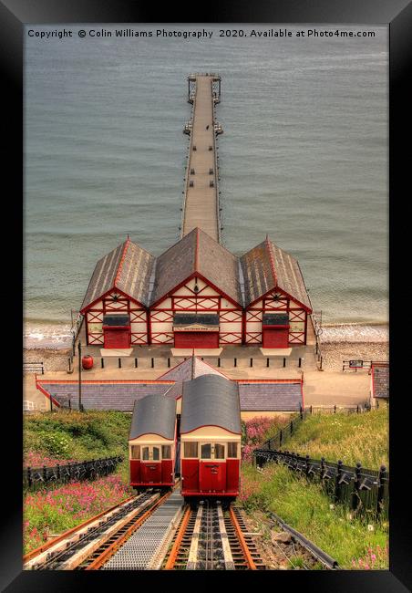 Saltburn Cliff Tramway 2 Framed Print by Colin Williams Photography