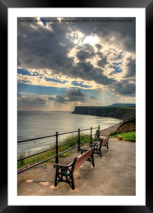 Saltburn Bay Framed Mounted Print by Colin Williams Photography