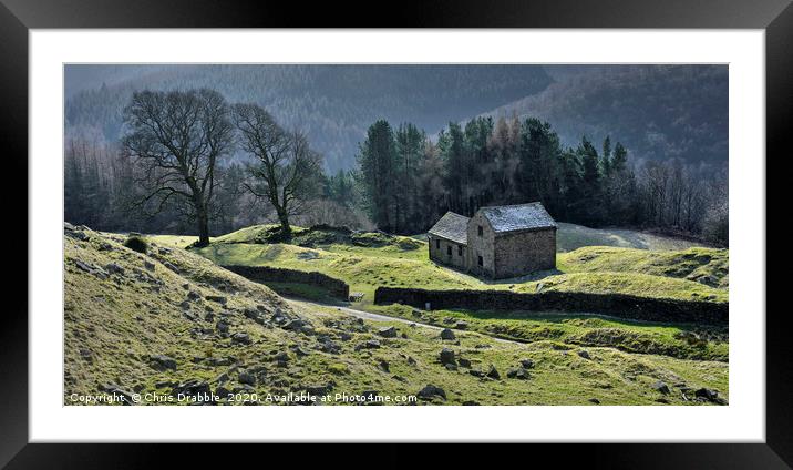 Bell Hagg Barn (17)                                Framed Mounted Print by Chris Drabble