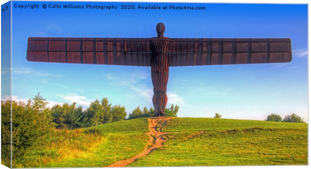 The Angel of the North  6 Canvas Print by Colin Williams Photography