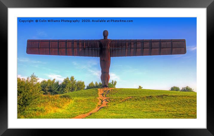 The Angel of the North  6 Framed Mounted Print by Colin Williams Photography