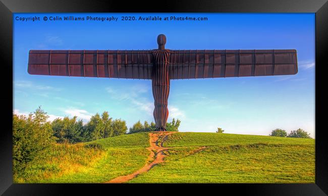 The Angel of the North  6 Framed Print by Colin Williams Photography