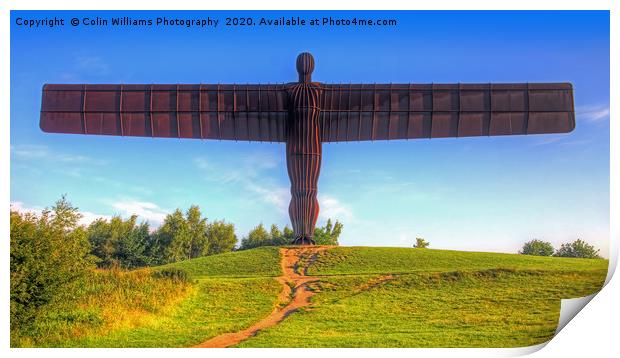 The Angel of the North  6 Print by Colin Williams Photography