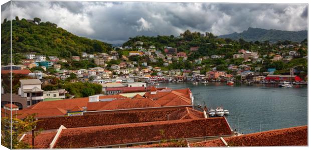St George's - Grenada Canvas Print by Roger Green