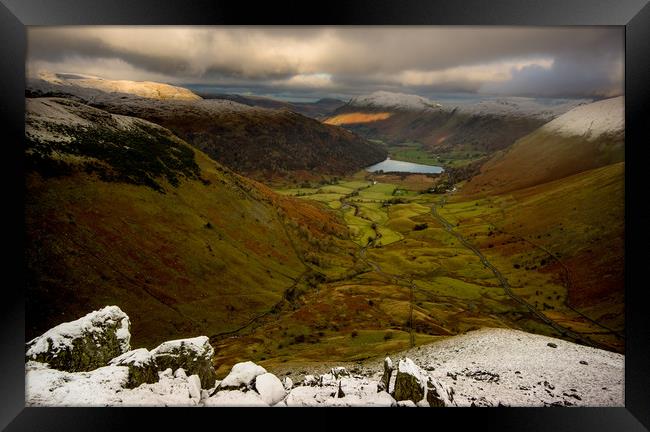 Brotherswater in Patterdale Framed Print by John Malley