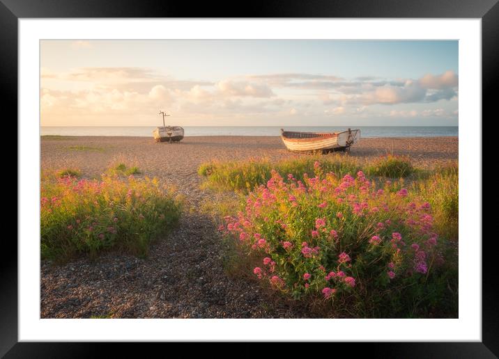 Aldeburgh Beach Framed Mounted Print by Daniel Farrington