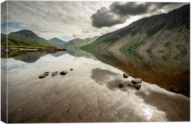 Wastwater Mornings Canvas Print by John Malley