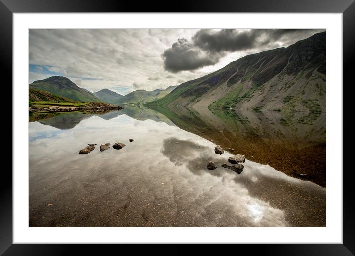 Wastwater Mornings Framed Mounted Print by John Malley