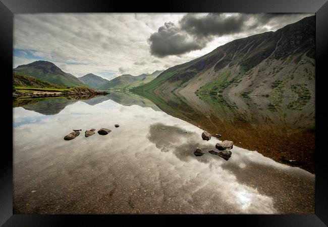 Wastwater Mornings Framed Print by John Malley