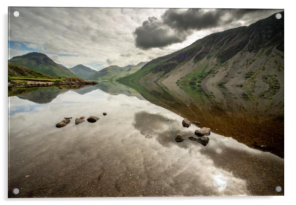 Wastwater Mornings Acrylic by John Malley