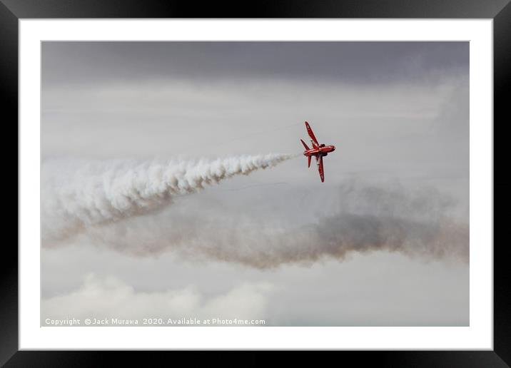 Red Arrows Carousel Framed Mounted Print by Jack Murawa