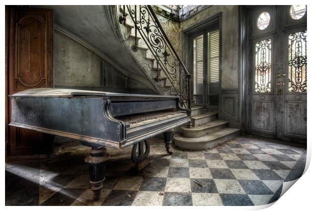 Villa of the Piano Player Print by Roman Robroek