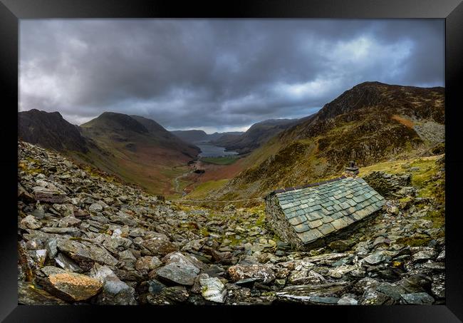 The Warnscale Bothy Framed Print by John Malley