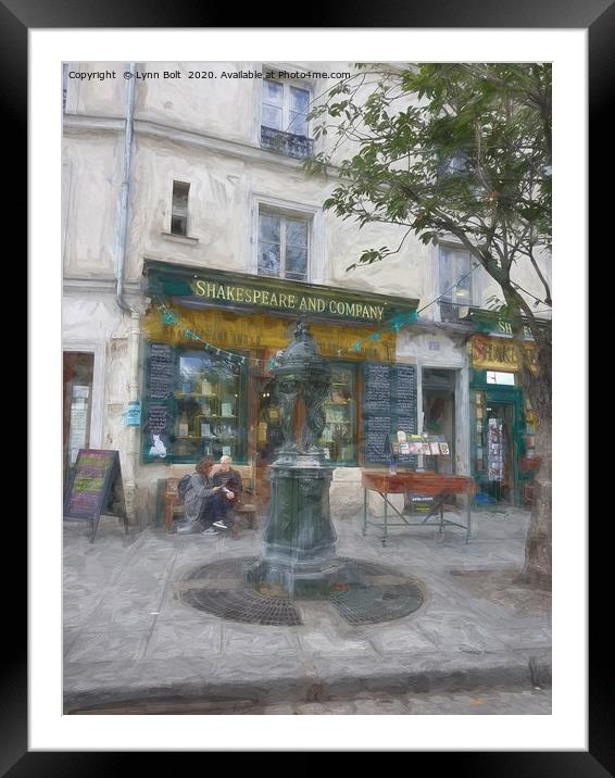Paris Shop Framed Mounted Print by Lynn Bolt