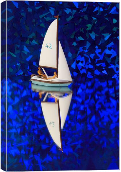 Sailing The Day Away Canvas Print by Steve Purnell
