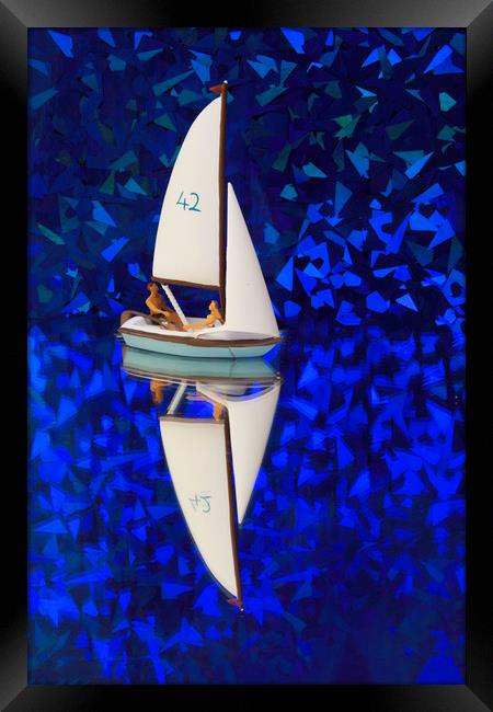 Sailing The Day Away Framed Print by Steve Purnell