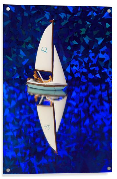 Sailing The Day Away Acrylic by Steve Purnell