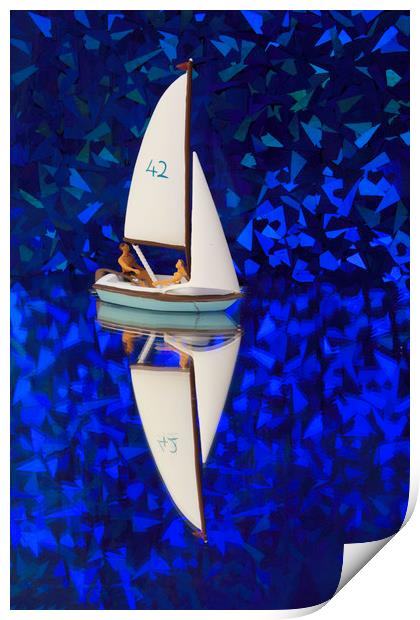 Sailing The Day Away Print by Steve Purnell