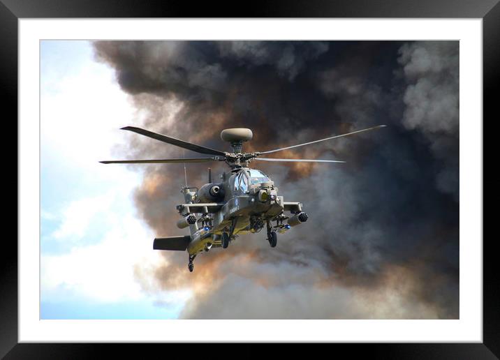 Unleashing the Fury Framed Mounted Print by Simon Marlow