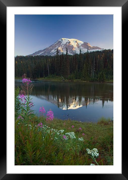 Mountain Morning  Framed Mounted Print by Mike Dawson