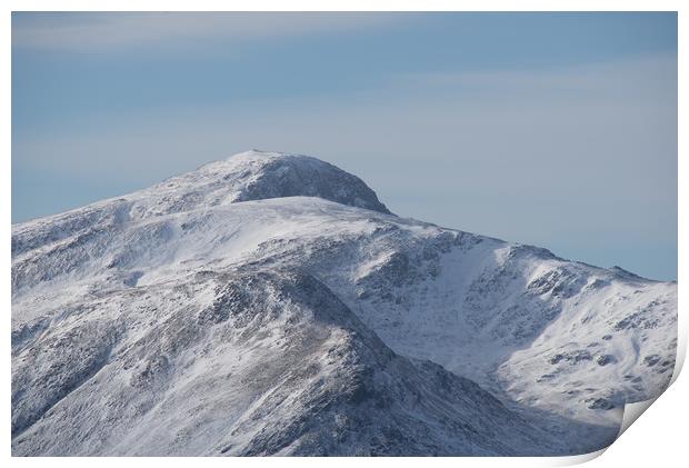 Winter Fells of the Lakes Print by John Malley