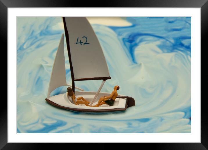 Sailing Framed Mounted Print by Steve Purnell