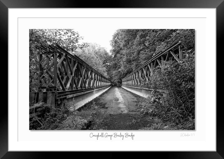 Graighall Bailey bridge Framed Mounted Print by JC studios LRPS ARPS