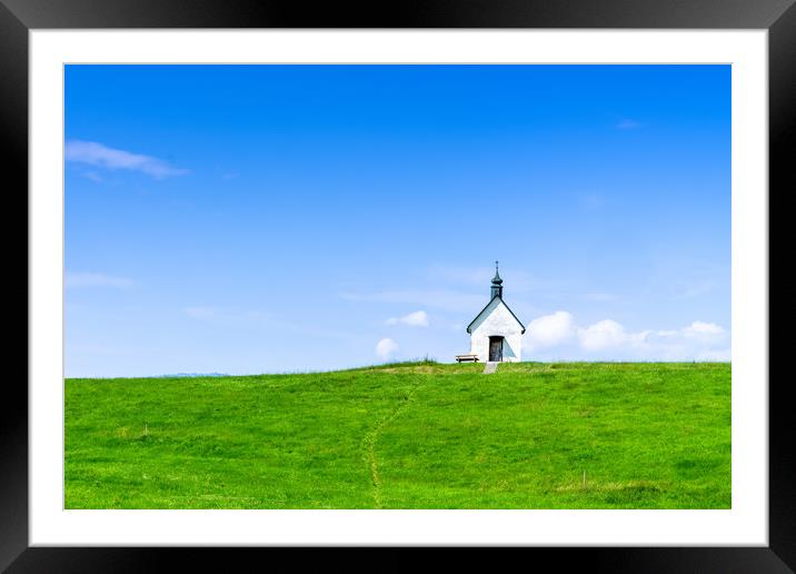Chapel On The Hill Framed Mounted Print by DiFigiano Photography