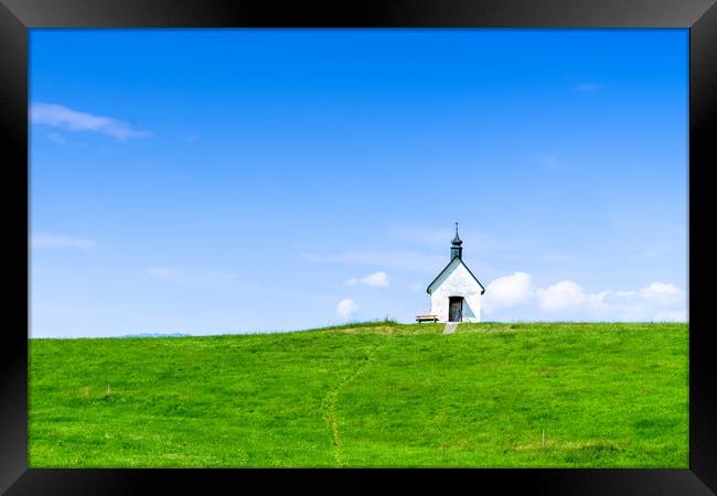 Chapel On The Hill Framed Print by DiFigiano Photography