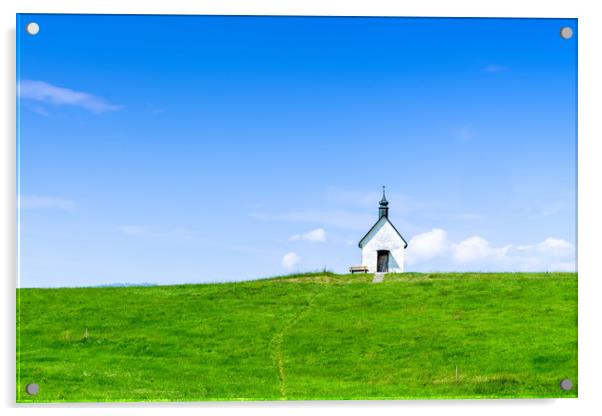 Chapel On The Hill Acrylic by DiFigiano Photography