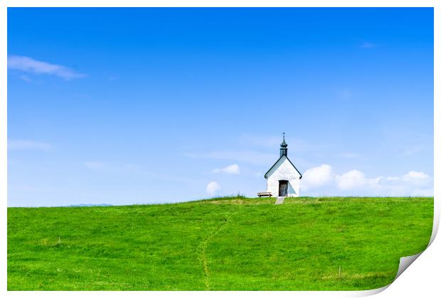 Chapel On The Hill Print by DiFigiano Photography