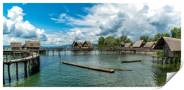 The Lake Dwellers of Lake Constance Print by DiFigiano Photography