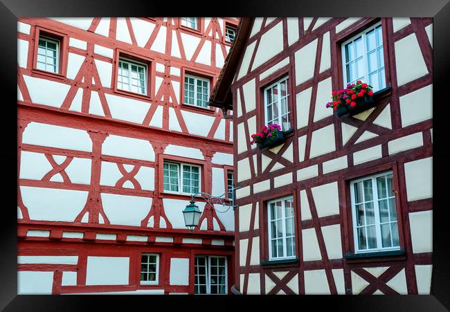 Meersburg Half-Timbers Framed Print by DiFigiano Photography