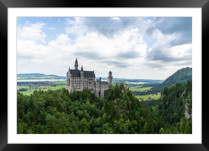 Neuschwanstein Castle Framed Mounted Print by DiFigiano Photography