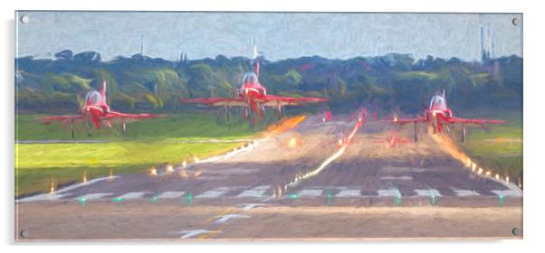 Red Arrows launching Acrylic by Jason Wells