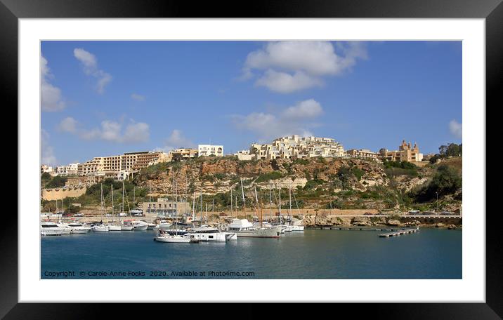 Gozo Malta. Framed Mounted Print by Carole-Anne Fooks