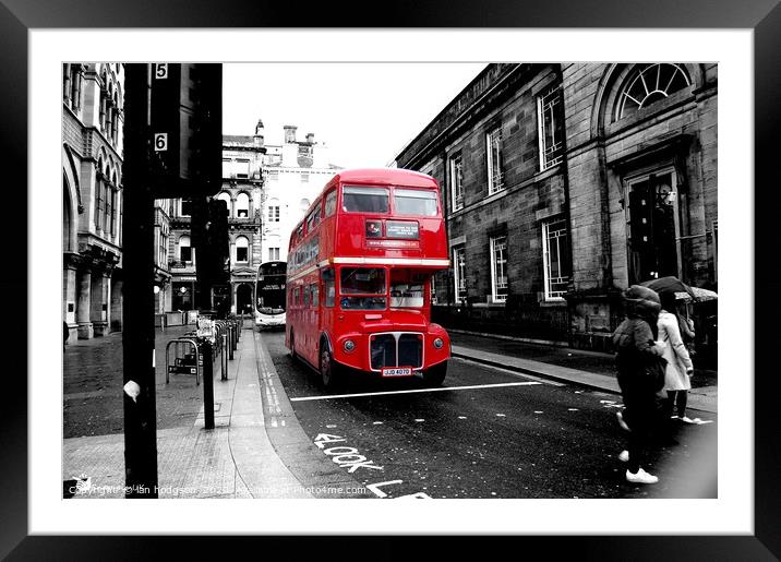 Big red Framed Mounted Print by ian hodgson