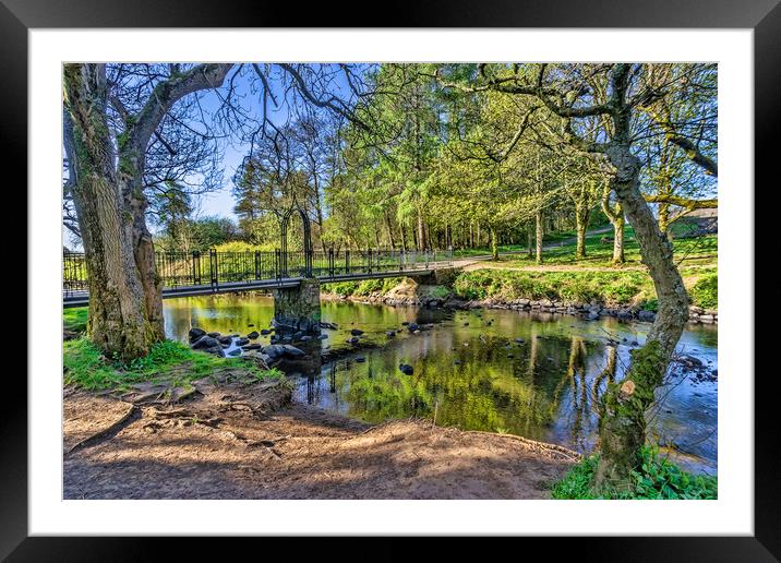 Eglinton Park Framed Mounted Print by Valerie Paterson