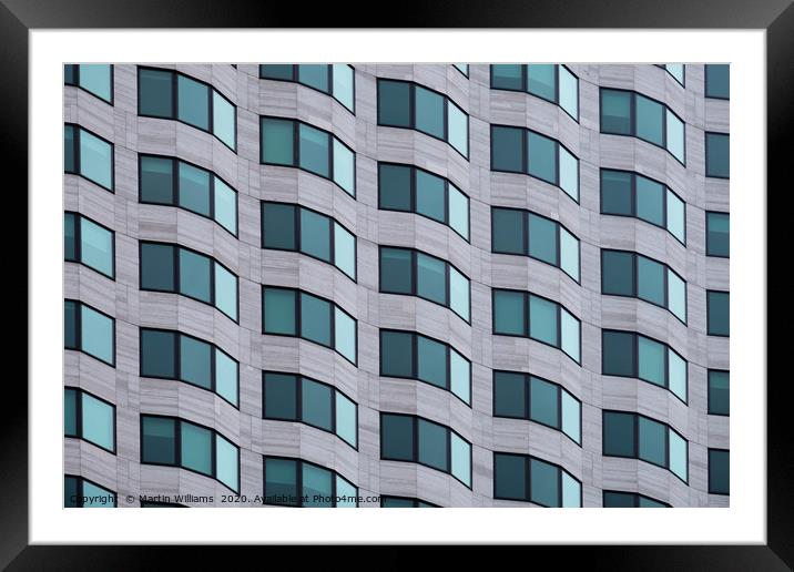 Boston MA architecture detail Framed Mounted Print by Martin Williams