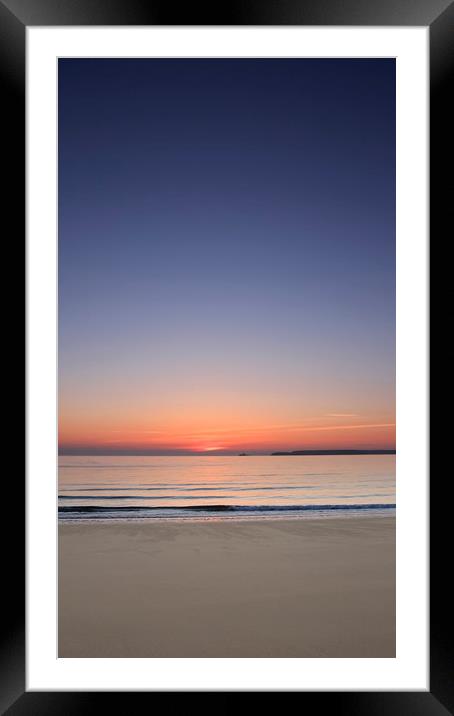 Shoreline Sunrise Framed Mounted Print by Mick Blakey