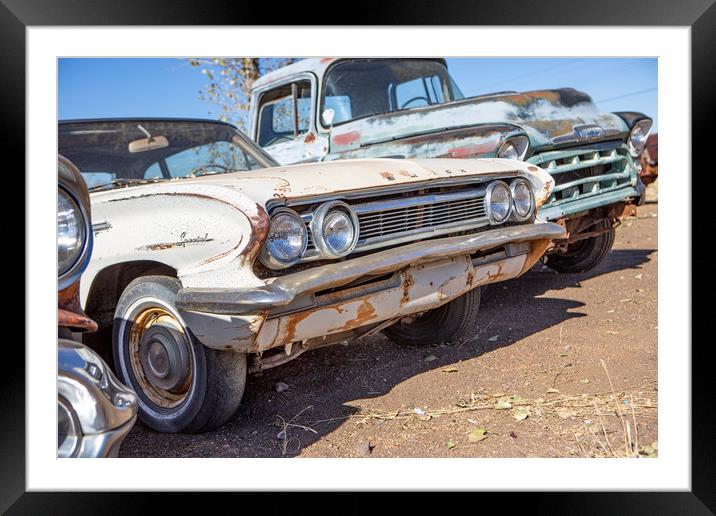 Derelict Buick Special Framed Mounted Print by David Hare