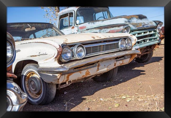 Derelict Buick Special Framed Print by David Hare