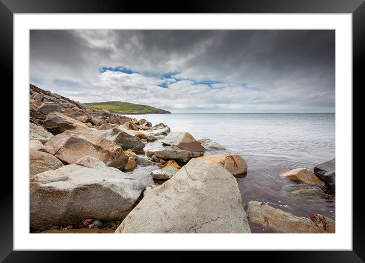 Welsh Coast Framed Mounted Print by David Hare