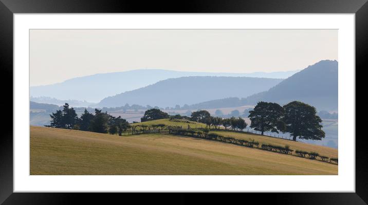 Shropshire landscape Framed Mounted Print by Simon Marlow