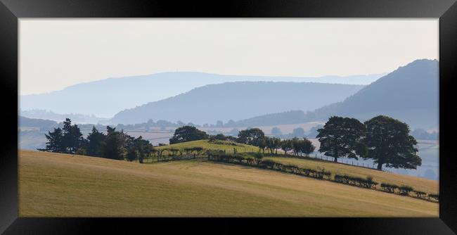 Shropshire landscape Framed Print by Simon Marlow
