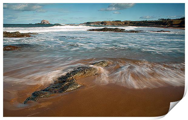 Beach at North Berwick Print by Keith Thorburn EFIAP/b