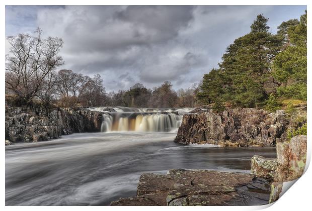 Low Force Waterfall Print by Phil Page